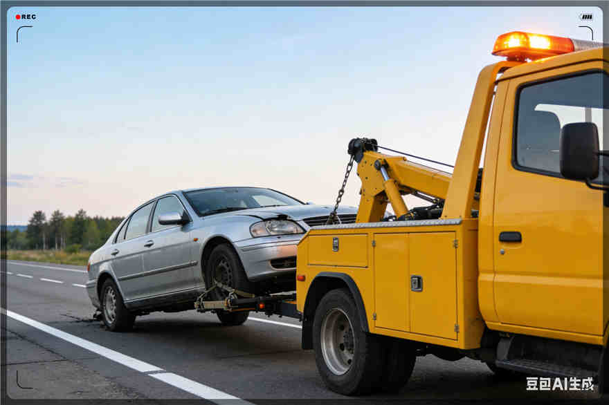 盐都区拖车救援电话【案例】